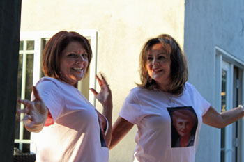 Patty & Debbie t-shirt front