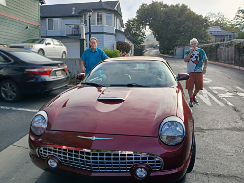 Craig & Steve with his T-Bird