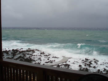 Storm from the balcony
