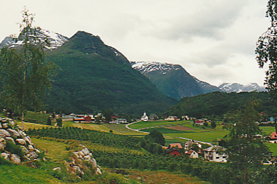 High valley outside Hellesylt