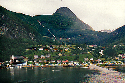 Mount Dalsnibba from Geiranger