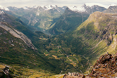 Geirangerfjord from Mt. Dalsnibba