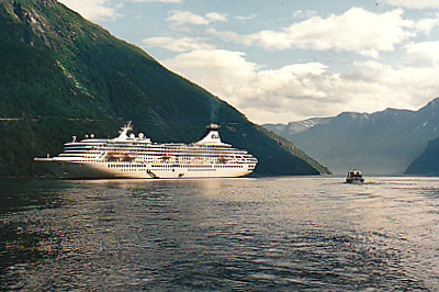Royal Princess in Geirangerfjord
