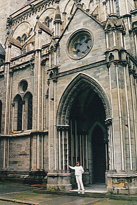 Patty in front of Cathedral