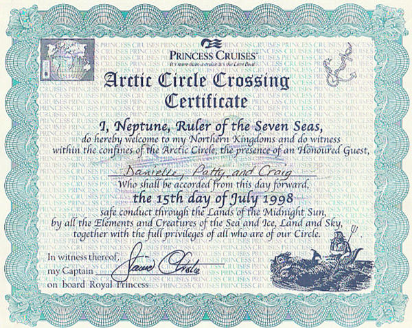 Crossing the Artic Circle
