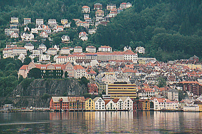 Approaching Bergen urban