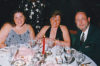 Danielle, Patty & Craig at formal dinner