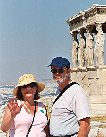 Patty & Craig at Temple of Athena Nike
