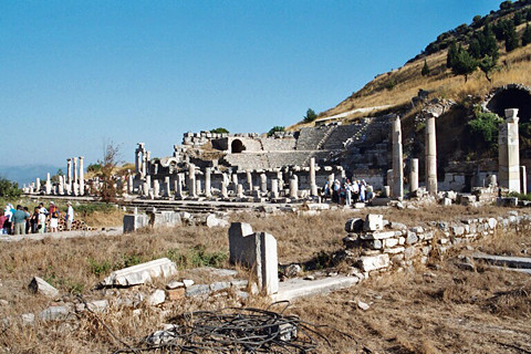Entering Ephesus on the eastern side