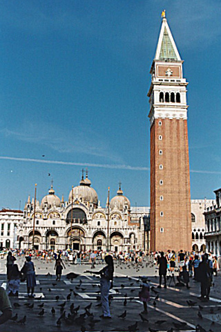 St Marks Square from the inside