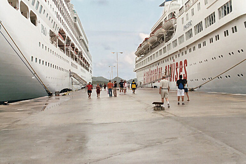 Cruise Dock in St. Thomas