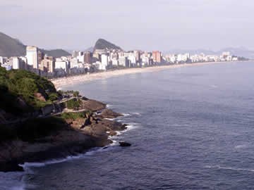 Brazil hotel view north daylight