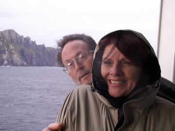 Craig & Patty rounding Cape Horn