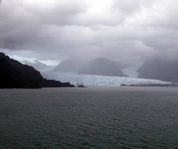 View of the Amalia Glacier