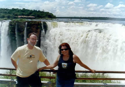 Craig & Patty in front of Devil's Throat