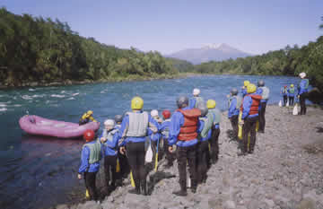 Starting out on the rapids