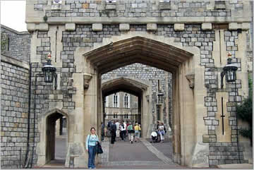 Windsor Castle courtyard entrance