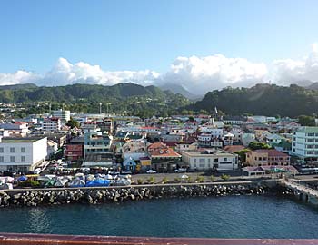 Arrival in Dominica