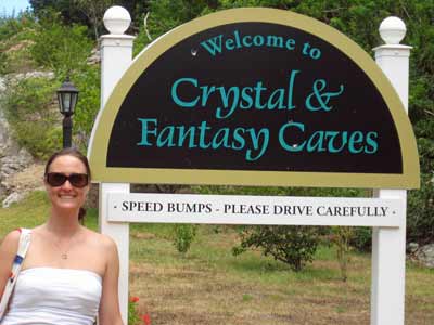 Julie at Crystal & Fantasy Caves