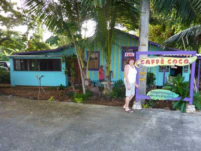 Patty at Caffe Coco in Kapa'a