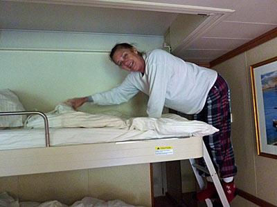 Patt in the upper bunk