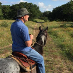 Craig on horseback