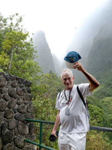 Steve in front of Iao Needle