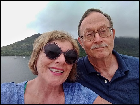Patty & Craig in Nawiliwili Bay Harbor