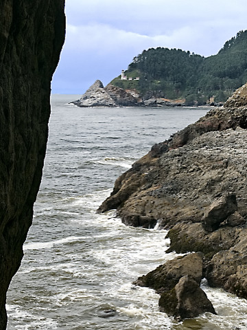 looking north from Sea Lion Caves