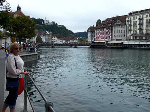 Patty on the Reuss River