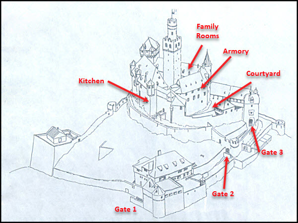 Map of Marksburg Castle