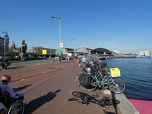 bicycles and main train station