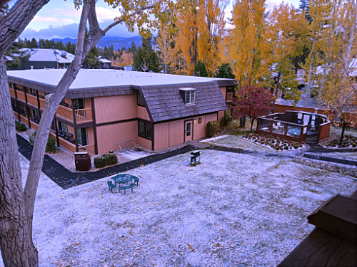 First morning snow