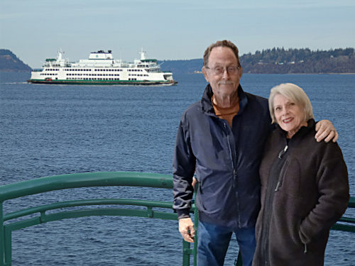 Craig & Patty on the way to Whidbey Island